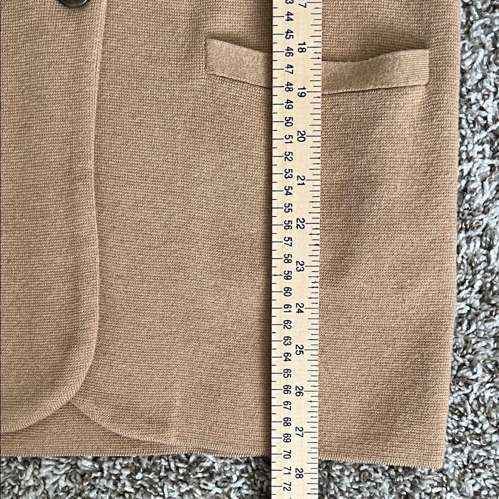 Like New! J.Crew Schoolboy Knit Sweater Blazer in Heather Acorn in Size XS - Picture 16 of 16